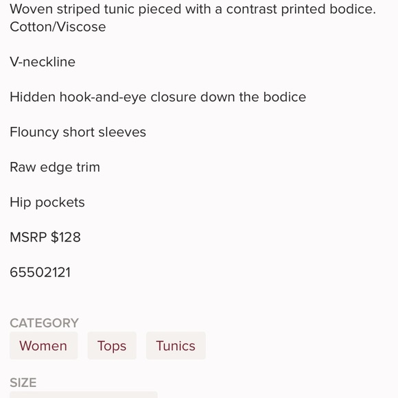 NWT Free People tunic or mini dress - Picture 3 of 7